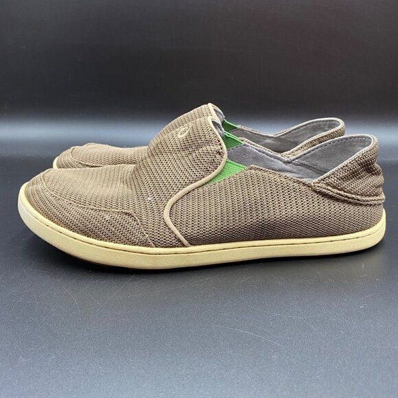 Olukai Nohea Mesh Slip On Tan Sneakers Men's Size 8.5 - Picture 7 of 10
